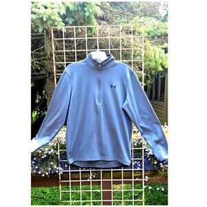 Under Armour Coldgear Pull Over Sweatshirt with Zip Front, Size Large